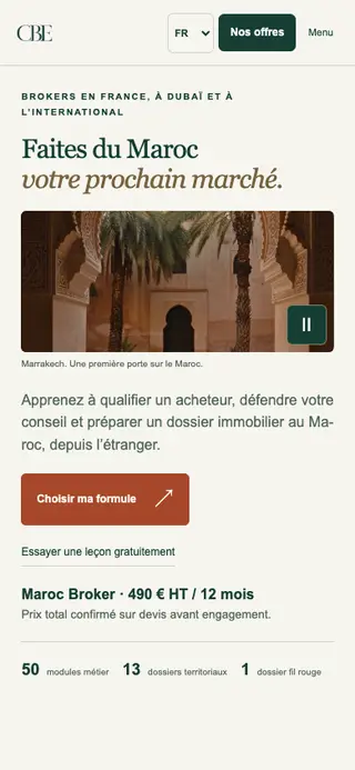 Mobile Ansicht von CB Elite Maroc