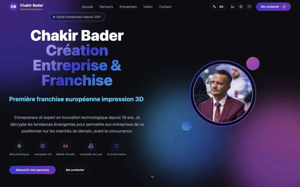 Startseite von Chakir Bader