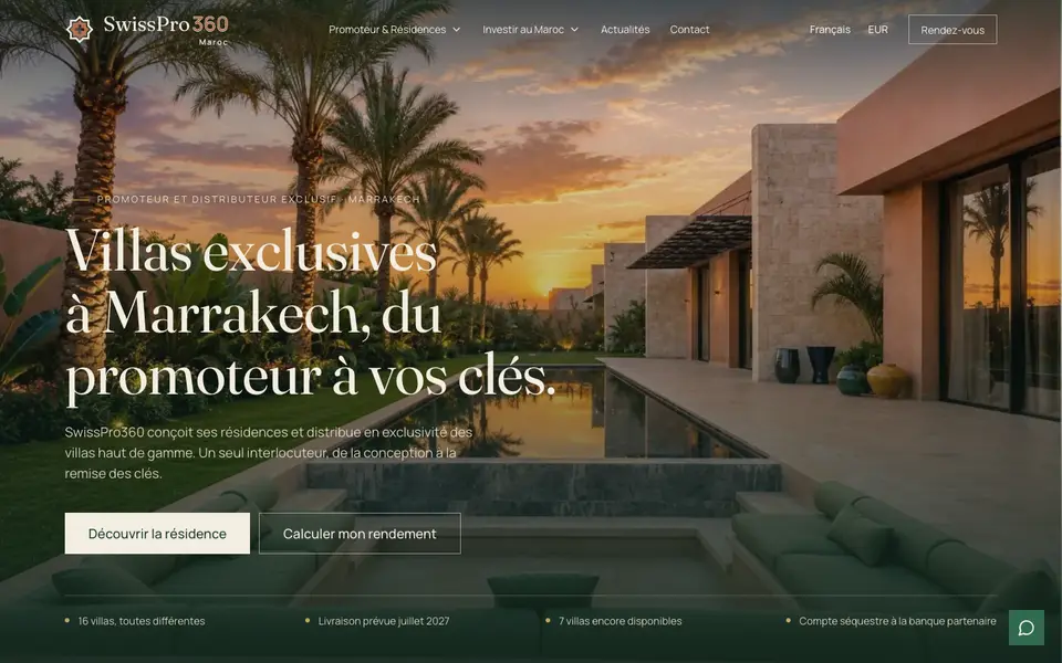 Startseite von Eternal Morocco
