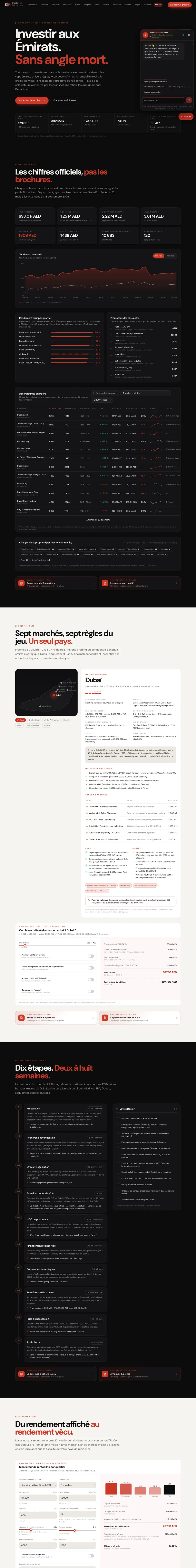 Page complète de SwissPro Guides, du haut vers le bas